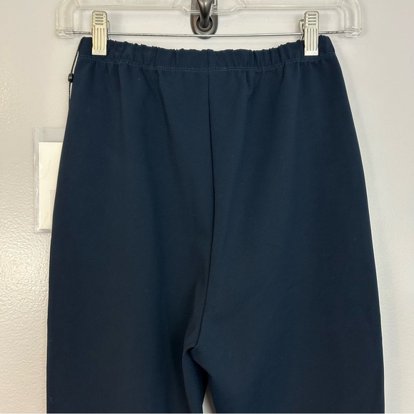 NWT Wardrobe NYC  Navy Blue Front Zip Ankle Leggings/Pants Size Large - Picture 9 of 16